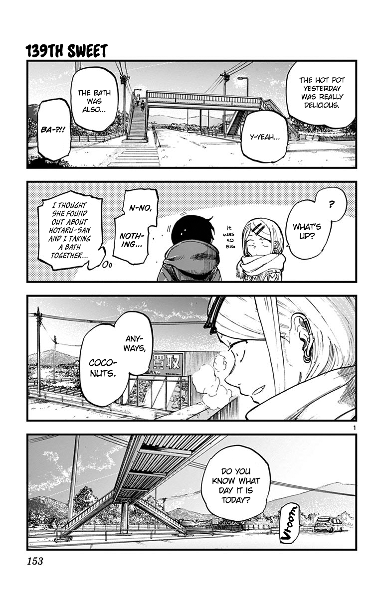 Dagashi Kashi Chapter 139 page 1 - Chapter 139: A Pedestrian Bridge is the Best Place to Talk to People