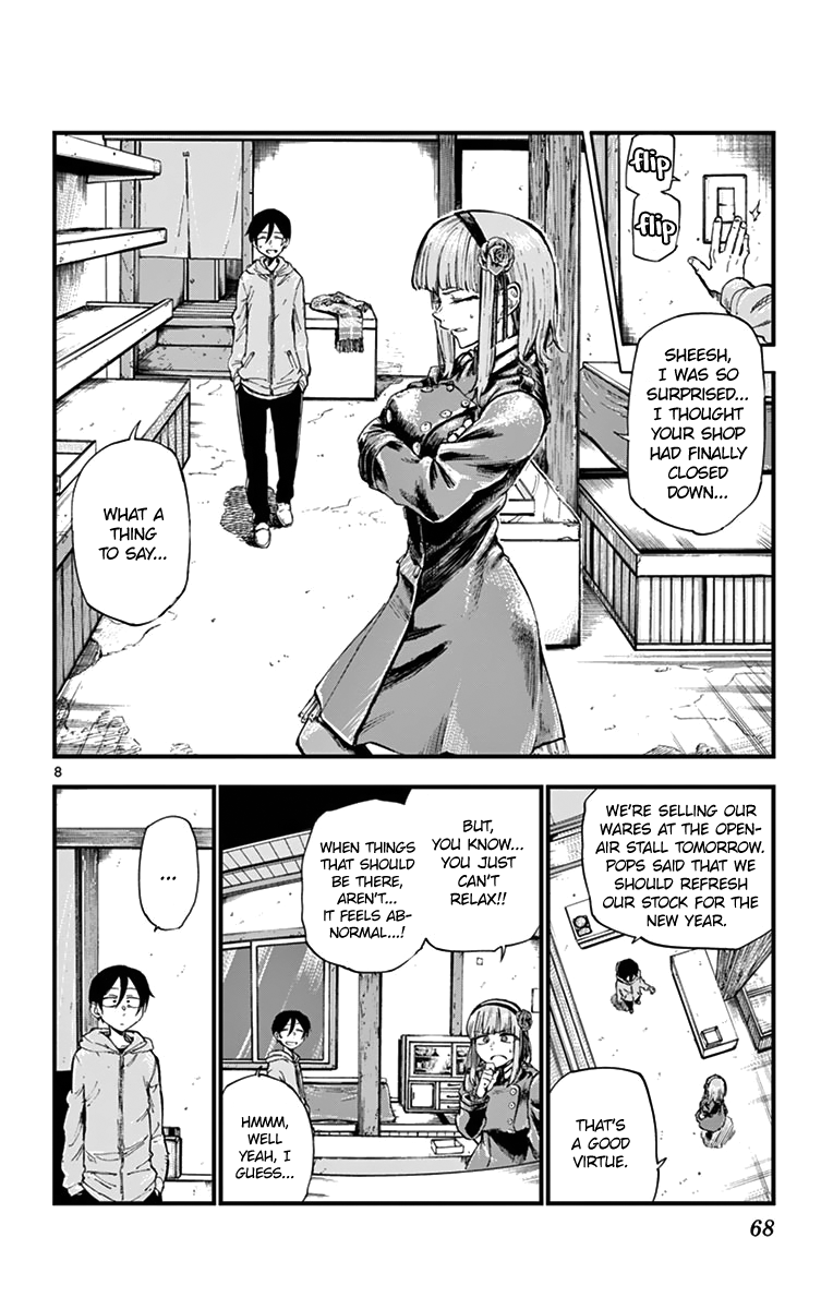 Dagashi Kashi Chapter 146 page 8 - Chapter 146: New Year's Eve