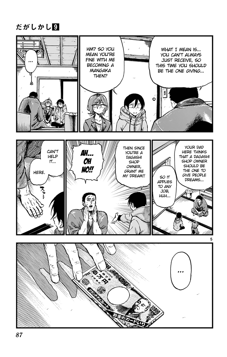 Dagashi Kashi Chapter 148 page 5 - Chapter 148: New Year's Pocket Money