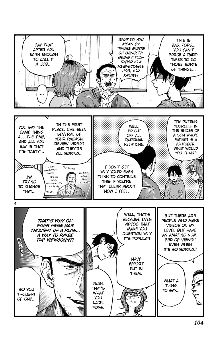 Dagashi Kashi Chapter 150 page 4 - Chapter 150: Long Gum