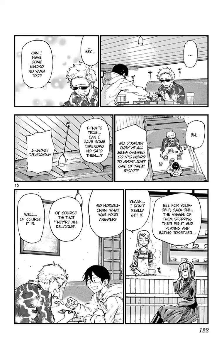 Dagashi Kashi Chapter 151 page 10 - Chapter 151: Kinoko and Takenoko