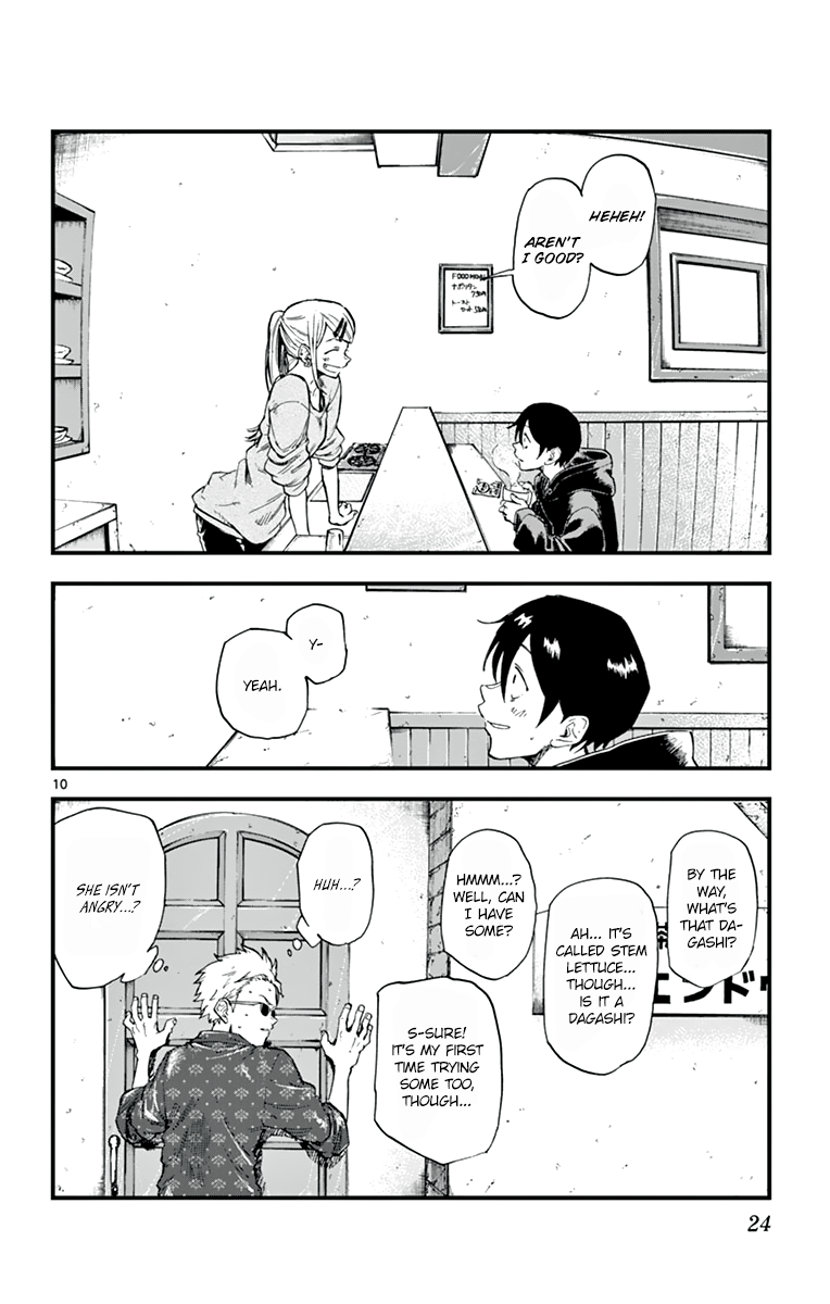Dagashi Kashi Chapter 157 page 10 - Chapter 157: Stem Lettuce