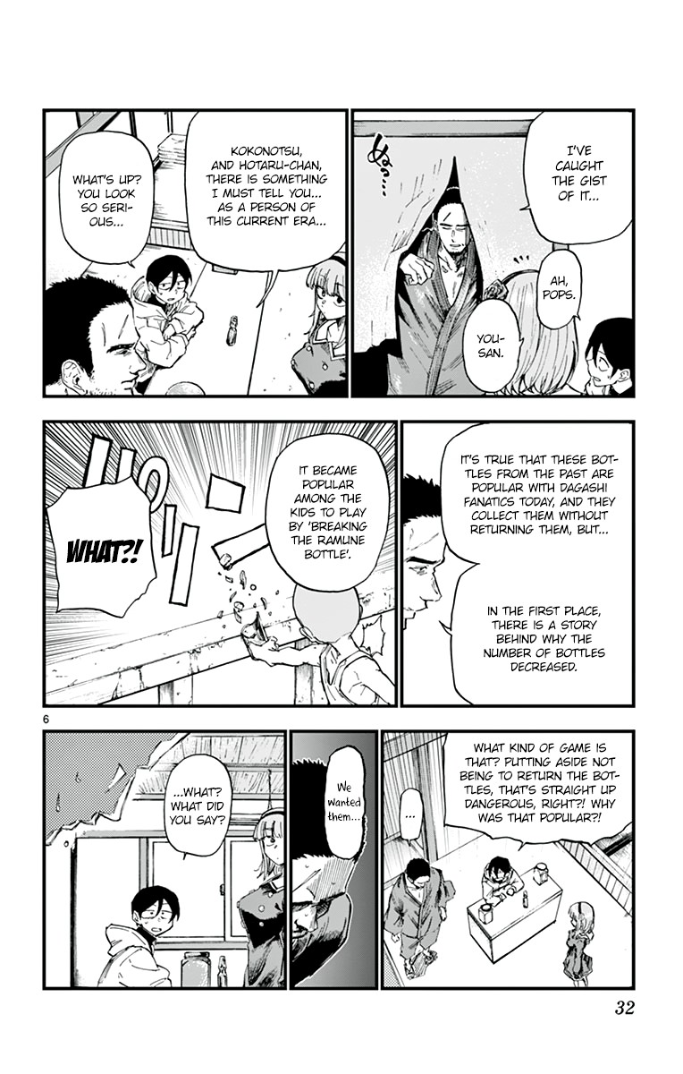 Dagashi Kashi Chapter 158 page 6 - Chapter 158: Glass Ramune Bottle