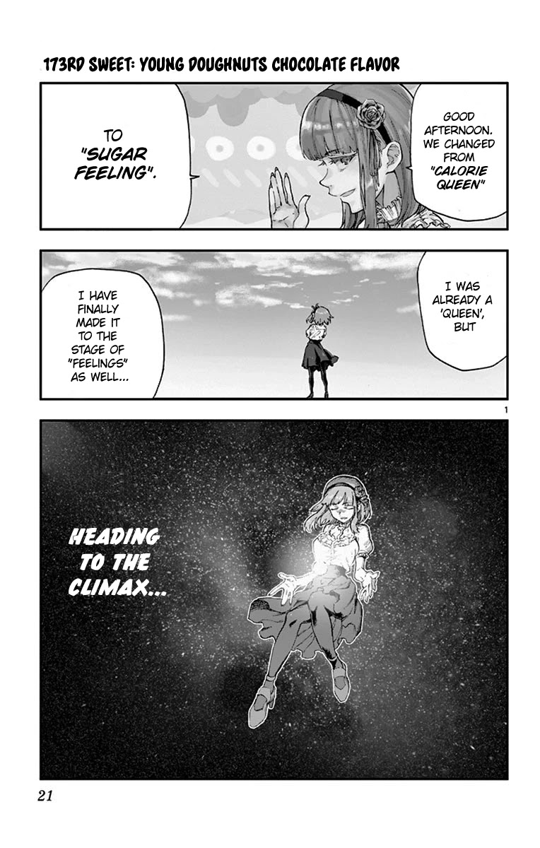 Dagashi Kashi Chapter 173 page 1 - Chapter 173: Young Doughnuts Chocolate Flavor