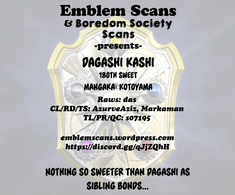 Dagashi Kashi Chapter 180 page 11 - Chapter 180: Connection