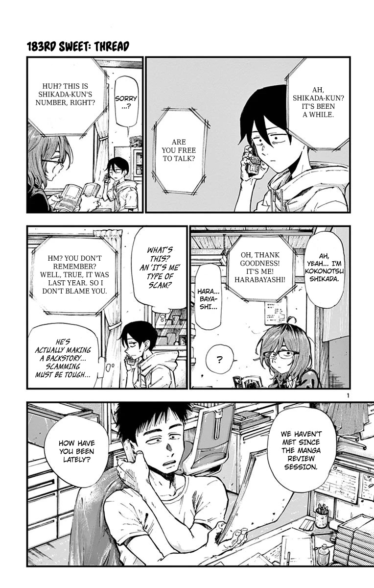 Dagashi Kashi Chapter 183 page 1 - Chapter 183: Thread