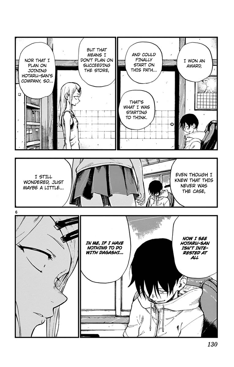 Dagashi Kashi Chapter 184 page 6 - Chapter 184: Serious Punch