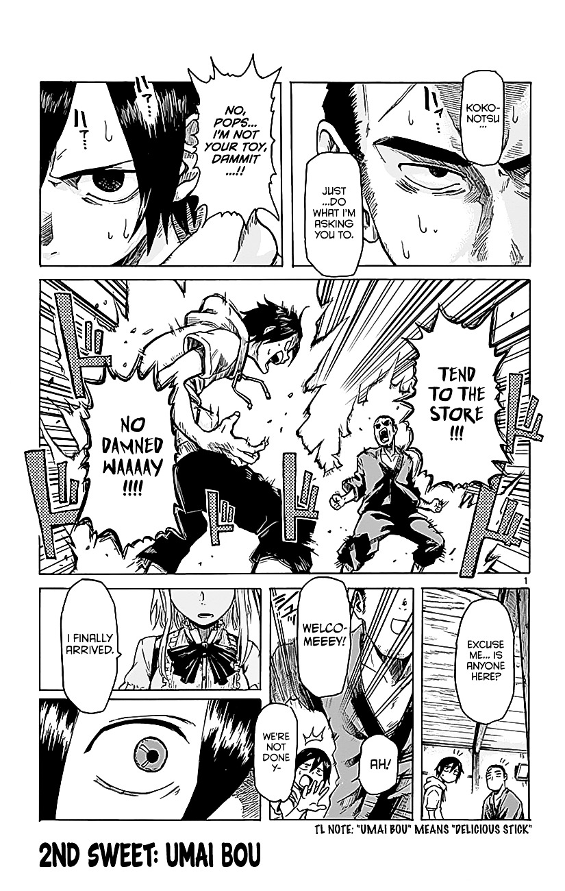 Dagashi Kashi Chapter 2.2 page 2 - Chapter 2 : Umai Bou (V2)