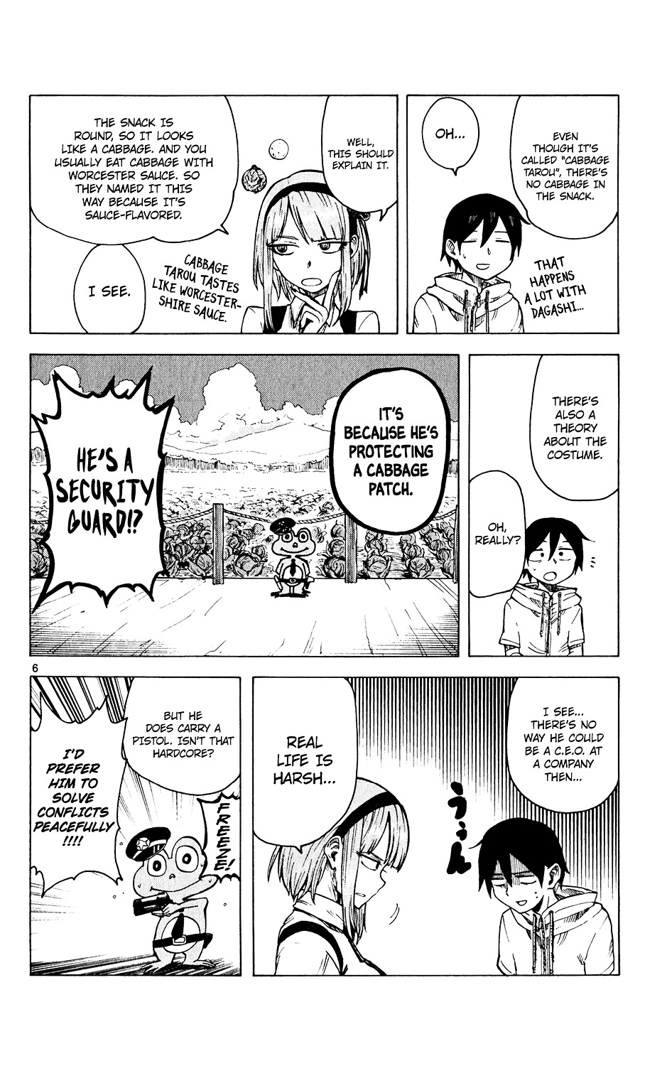 Dagashi Kashi Chapter 30 page 7 - Chapter 30 : Cabbage Tarou