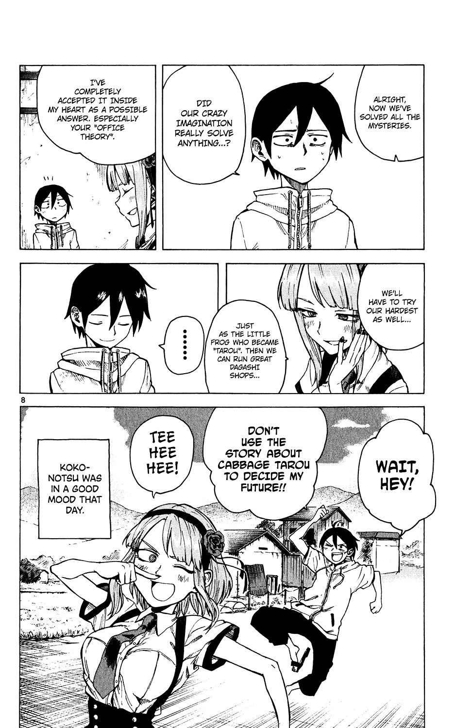 Dagashi Kashi Chapter 30 page 9 - Chapter 30 : Cabbage Tarou