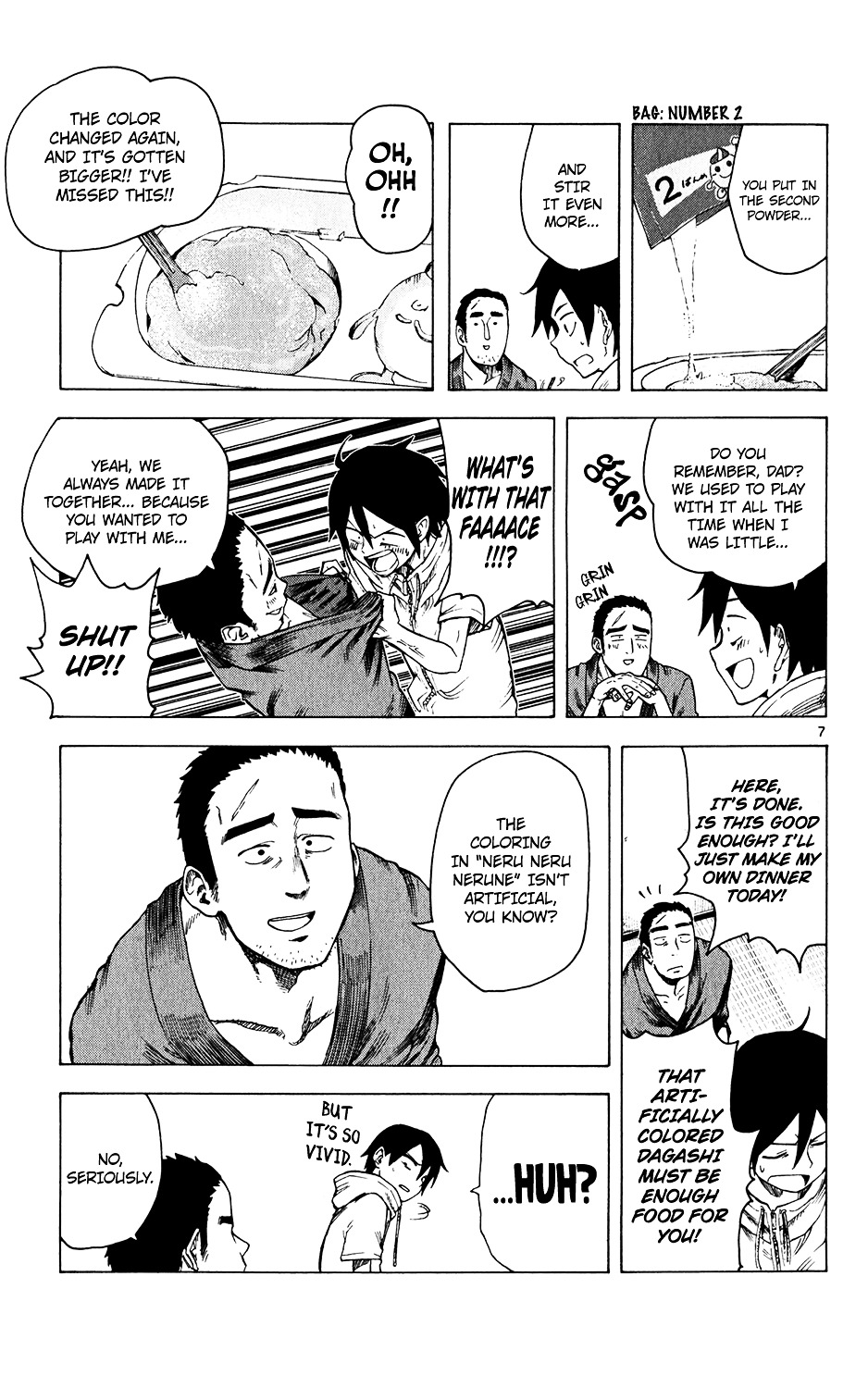 Dagashi Kashi Chapter 34.2 page 8 - Chapter 34 v2 : Neru Neru Nerune