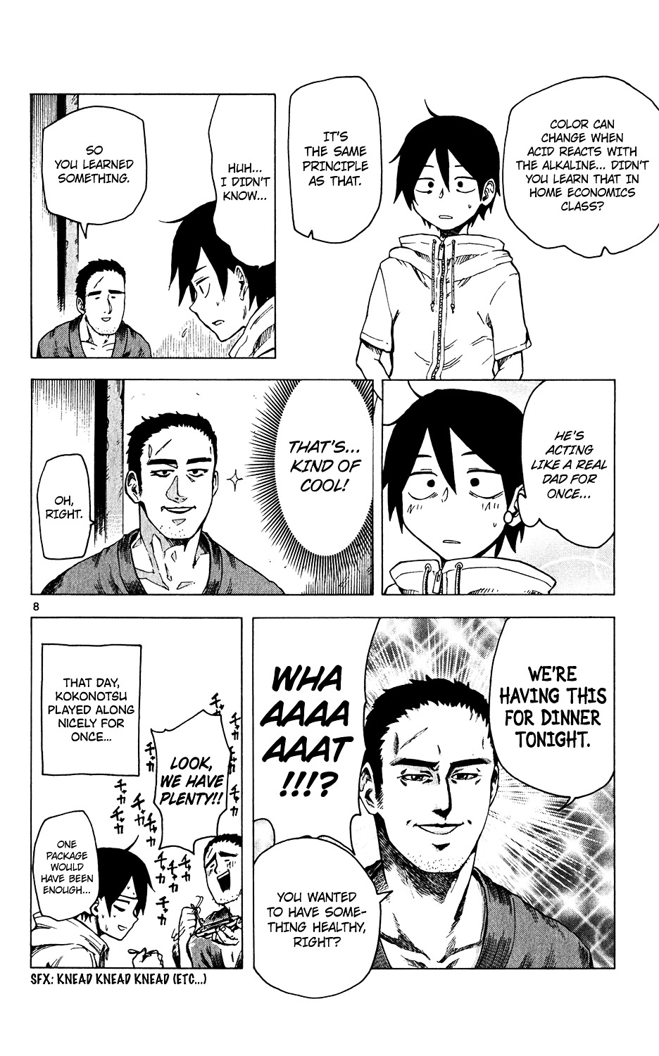 Dagashi Kashi Chapter 34.2 page 9 - Chapter 34 v2 : Neru Neru Nerune