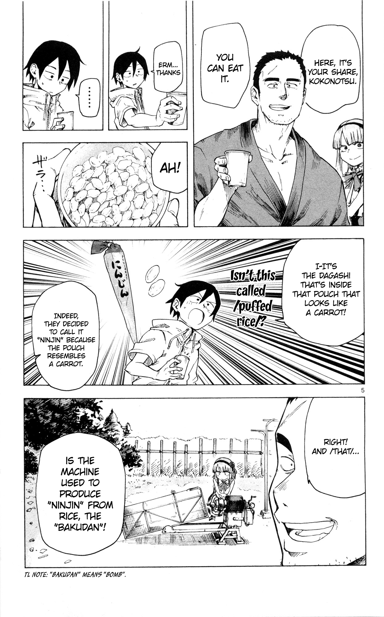Dagashi Kashi Chapter 41 page 6 - Chapter 41 : Ninjin