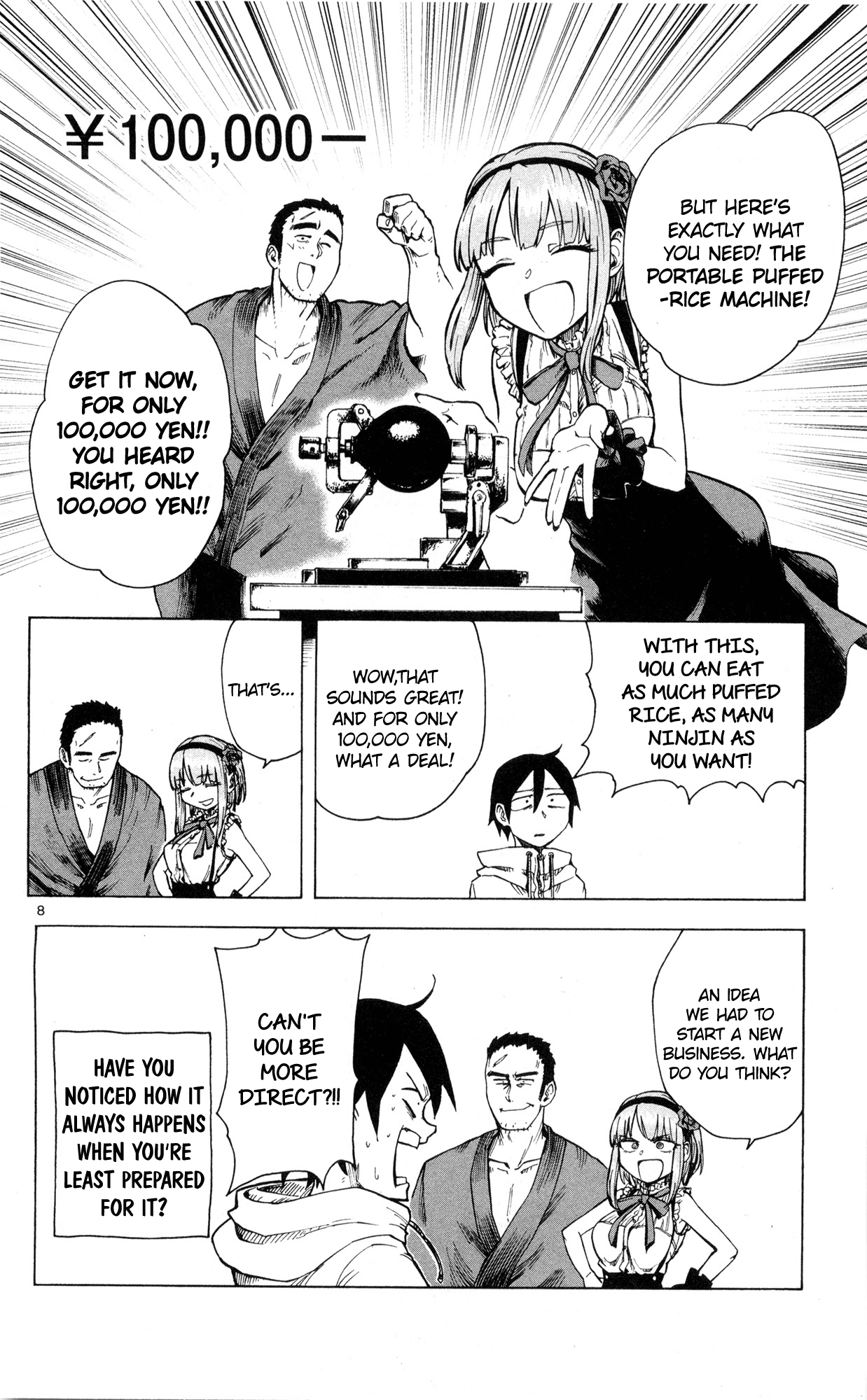 Dagashi Kashi Chapter 41 page 9 - Chapter 41 : Ninjin