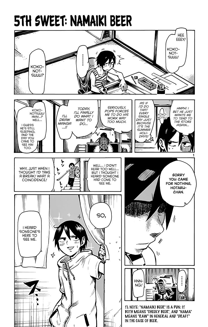 Dagashi Kashi Chapter 5 page 2 - Chapter 5 : Namaiki Beer
