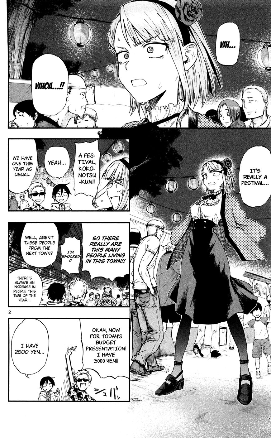 Dagashi Kashi Chapter 54 page 2 - Chapter 54 : Summer Festival (Part 2)