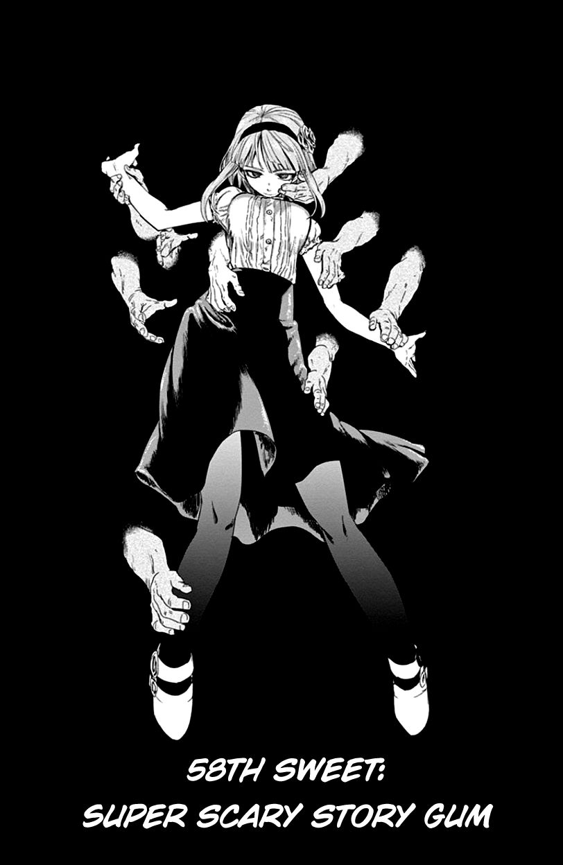 Dagashi Kashi Chapter 58 page 1 - Chapter 58 : Super scary story gum