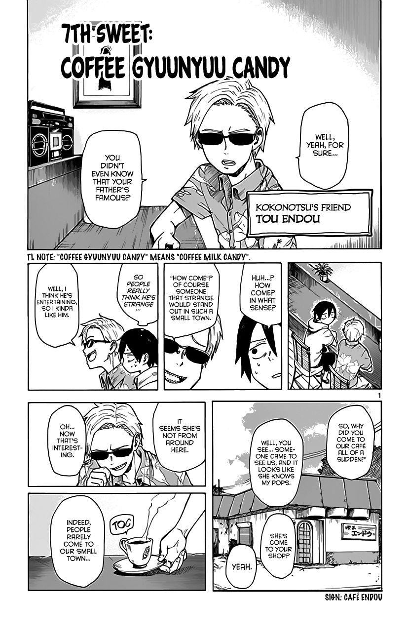 Dagashi Kashi Chapter 7 page 2 - Chapter 7 : Coffee Gyuunyuu Candy