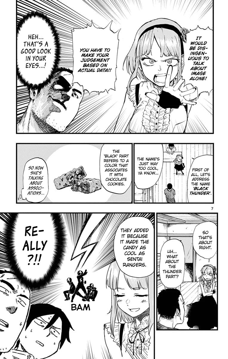 Dagashi Kashi Chapter 78 page 7 - Chapter 78 : Black Thunder