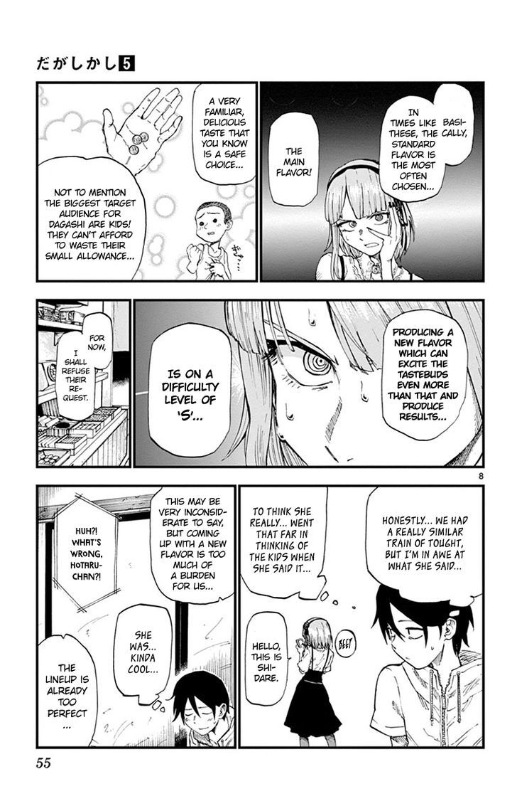 Dagashi Kashi Chapter 80 page 9 - Chapter 80 : Collaboration (Part 1)