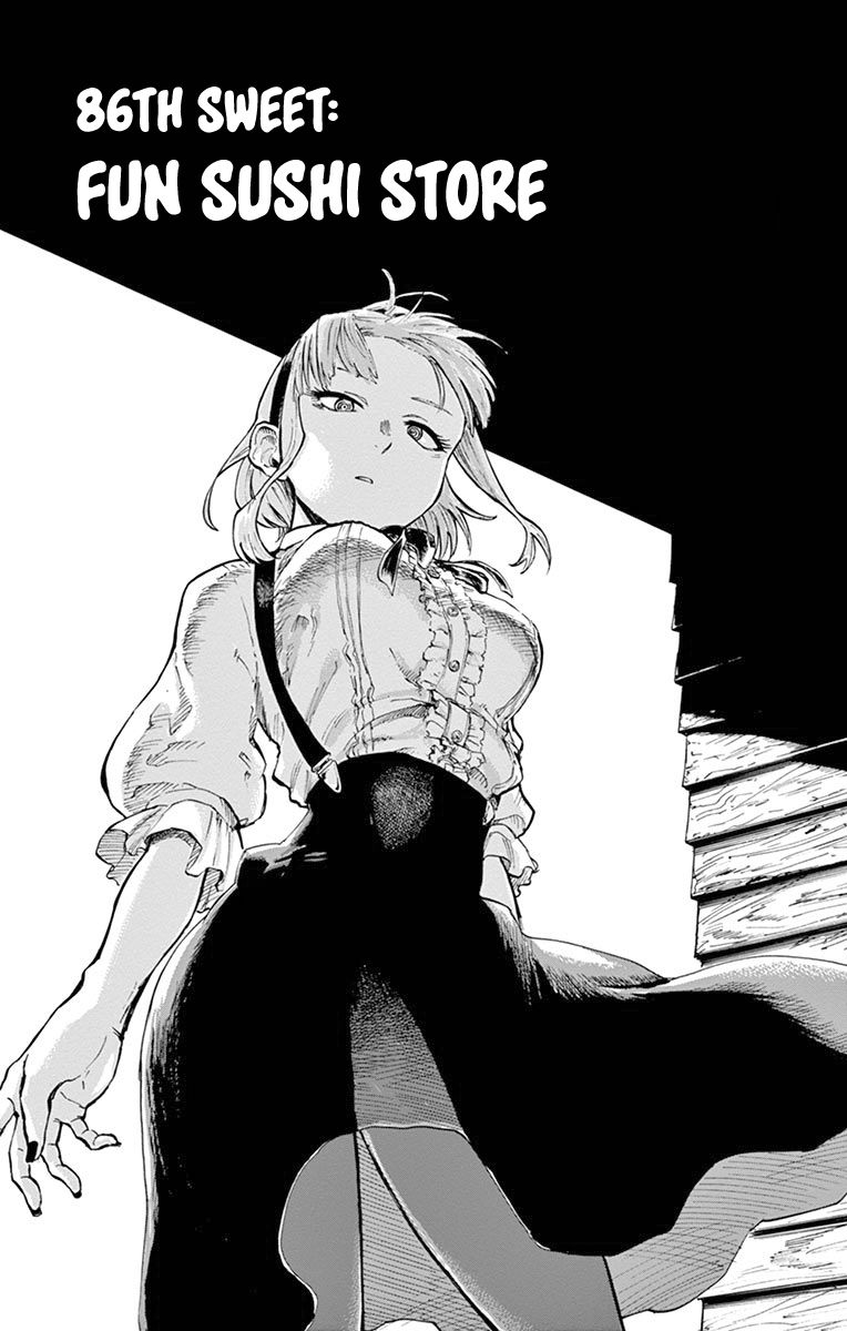 Dagashi Kashi Chapter 86 page 1 - Chapter 86 : Fun Sushi Store