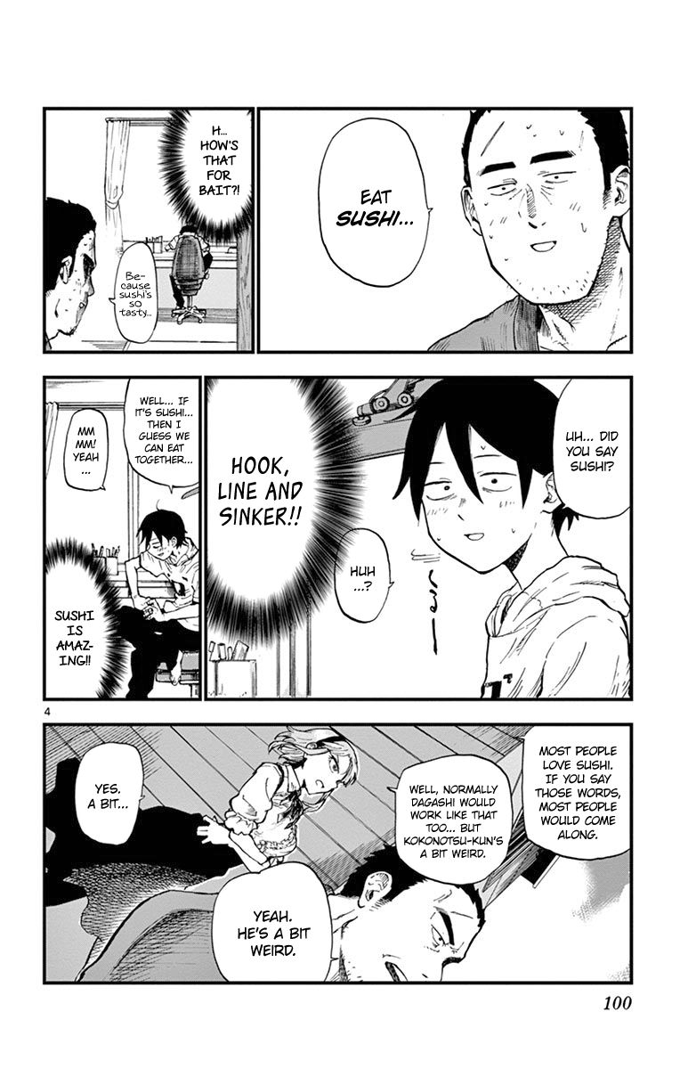 Dagashi Kashi Chapter 86 page 4 - Chapter 86 : Fun Sushi Store