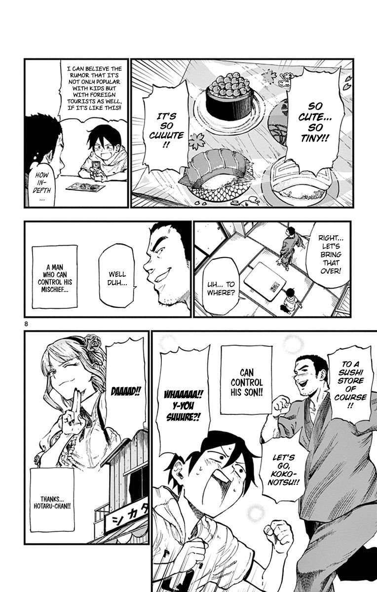 Dagashi Kashi Chapter 86 page 8 - Chapter 86 : Fun Sushi Store