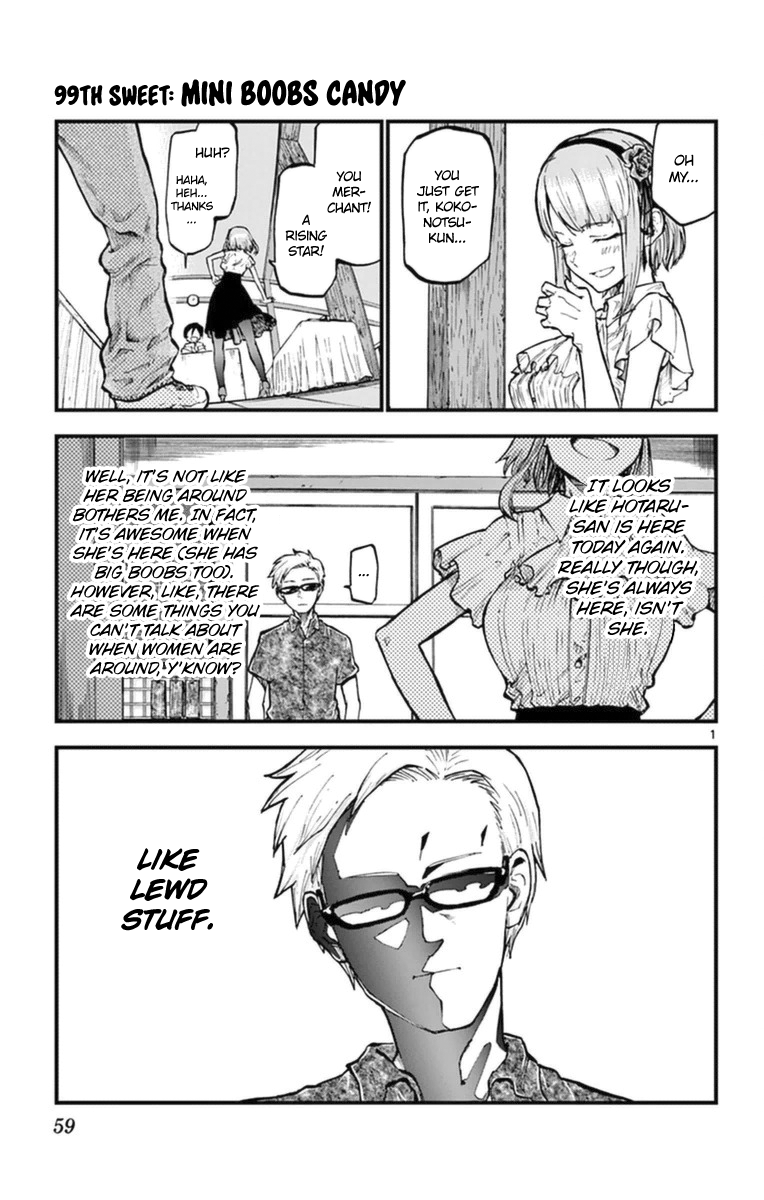 Dagashi Kashi Chapter 99 page 1 - Chapter 99 : Mini Boobs Candy
