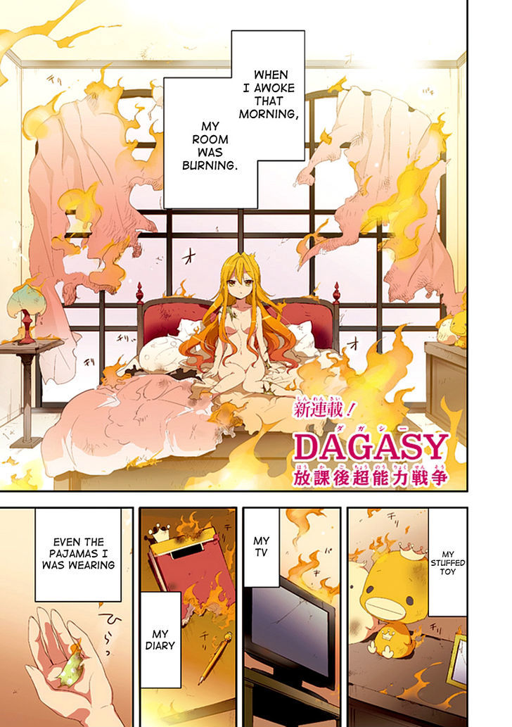 Dagasy - Houkago Chounouryoku Sensou Chapter 1 page 2 - Chapter 1 : Beautiful Burning Esper