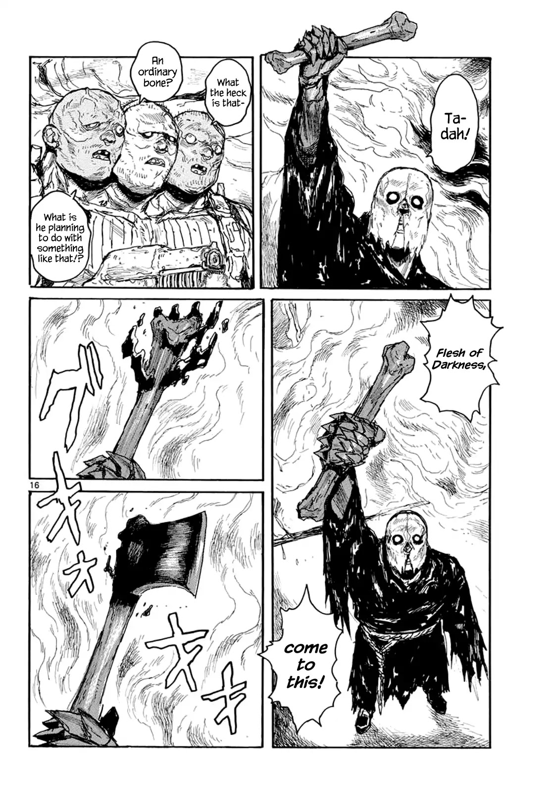 Dai Dark Chapter 2 page 16 - Chapter 2: Fire Daruma's Mad Axe