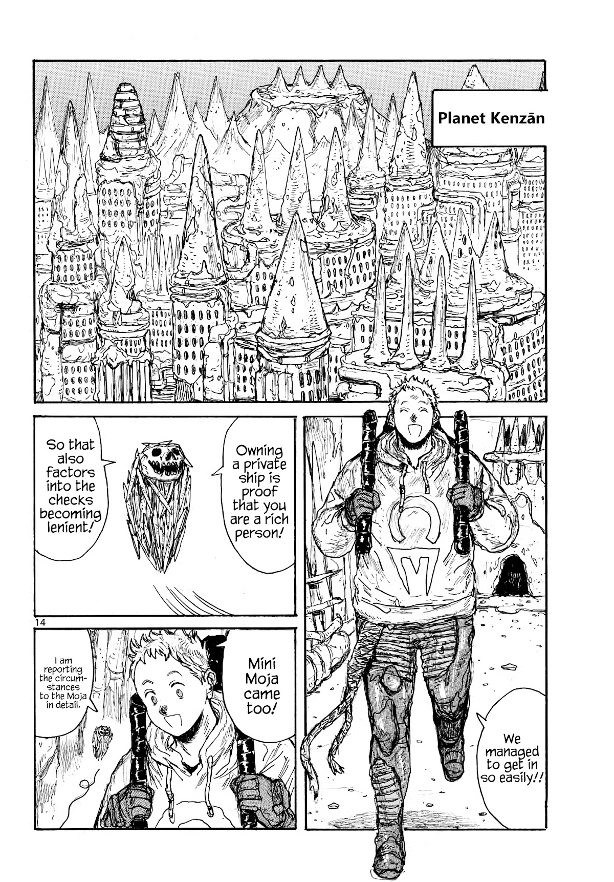 Dai Dark Chapter 30 page 14 - Chapter 30: Mt. Blade Day