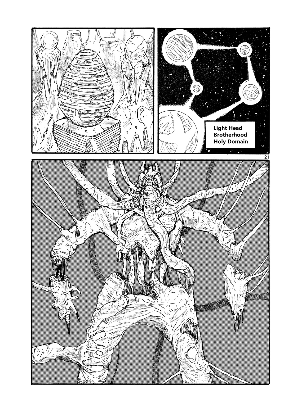 Dai Dark Chapter 32 page 21 - Chapter 32: Triangular Prism Hell
