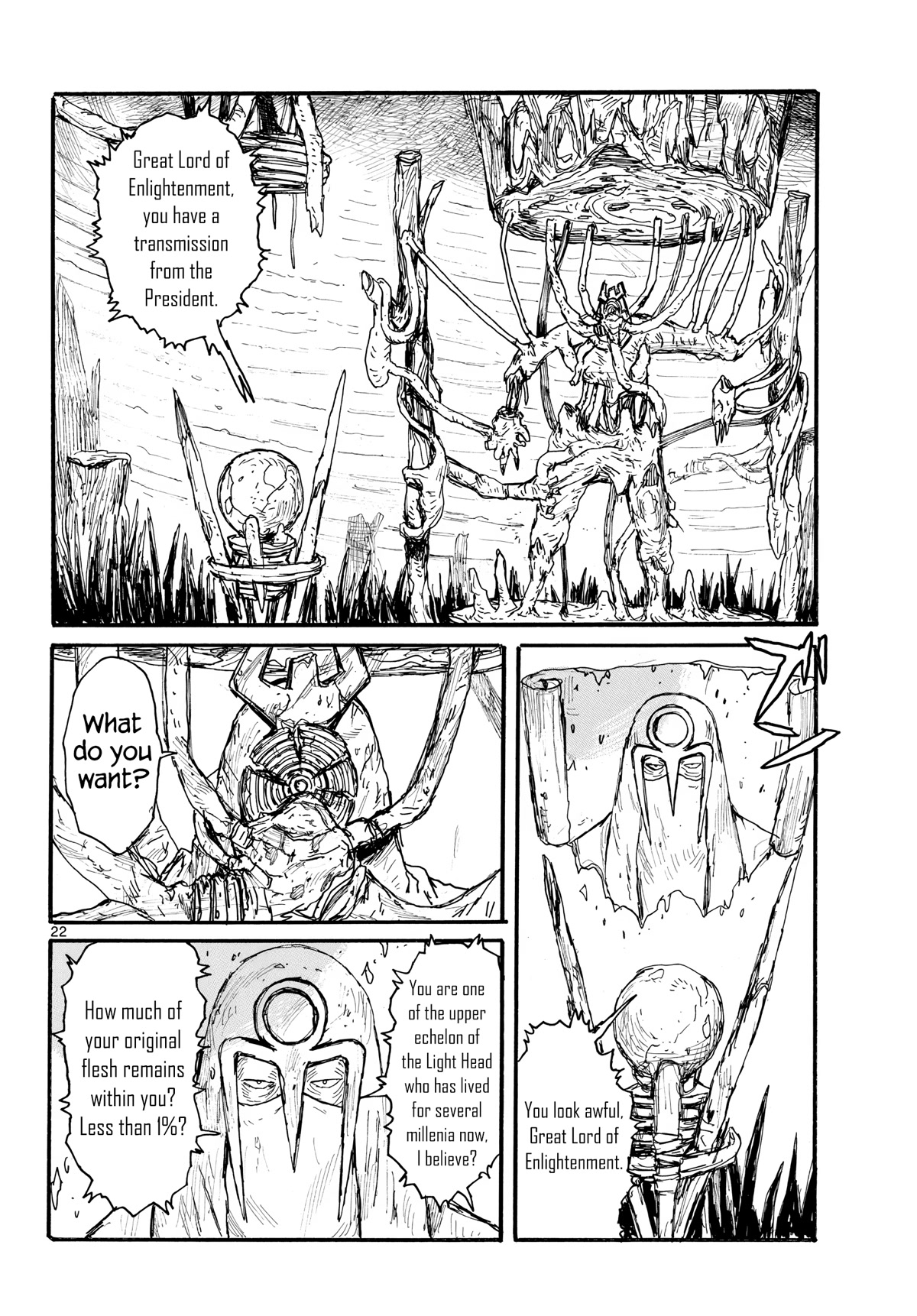 Dai Dark Chapter 32 page 22 - Chapter 32: Triangular Prism Hell