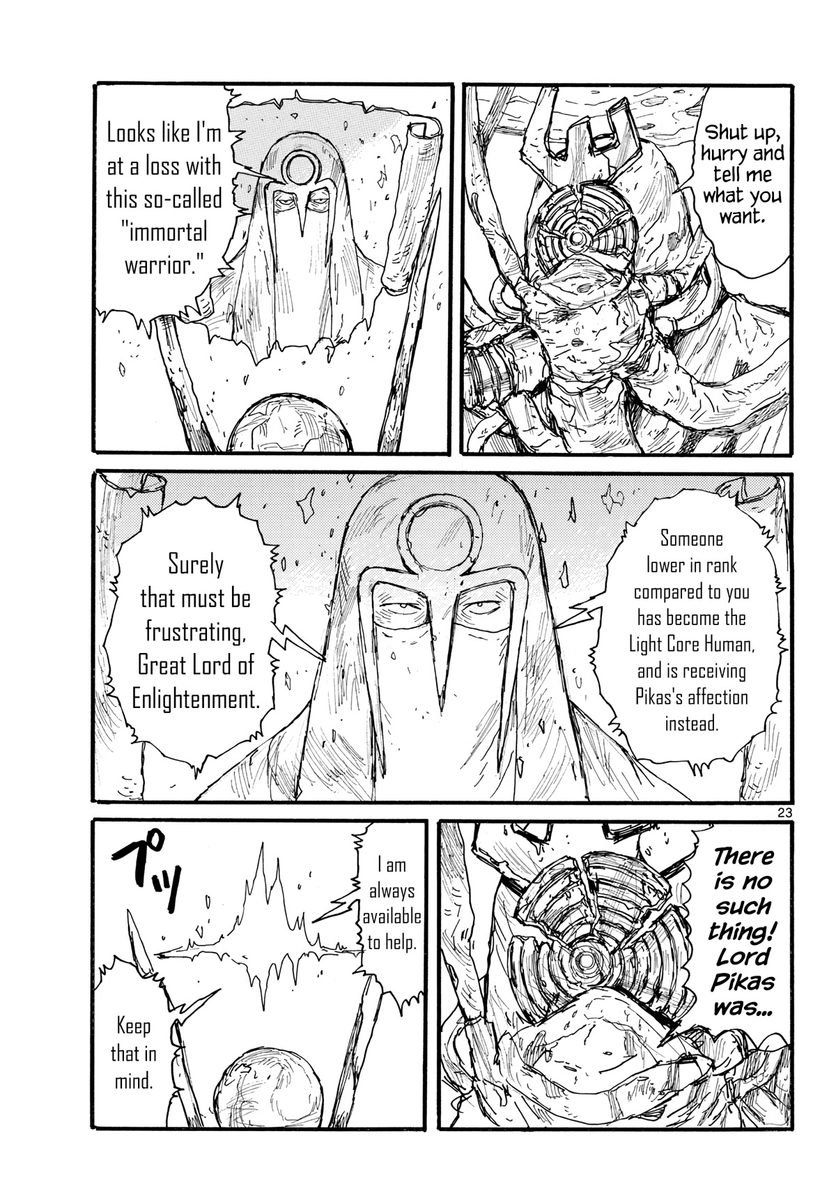 Dai Dark Chapter 32 page 23 - Chapter 32: Triangular Prism Hell