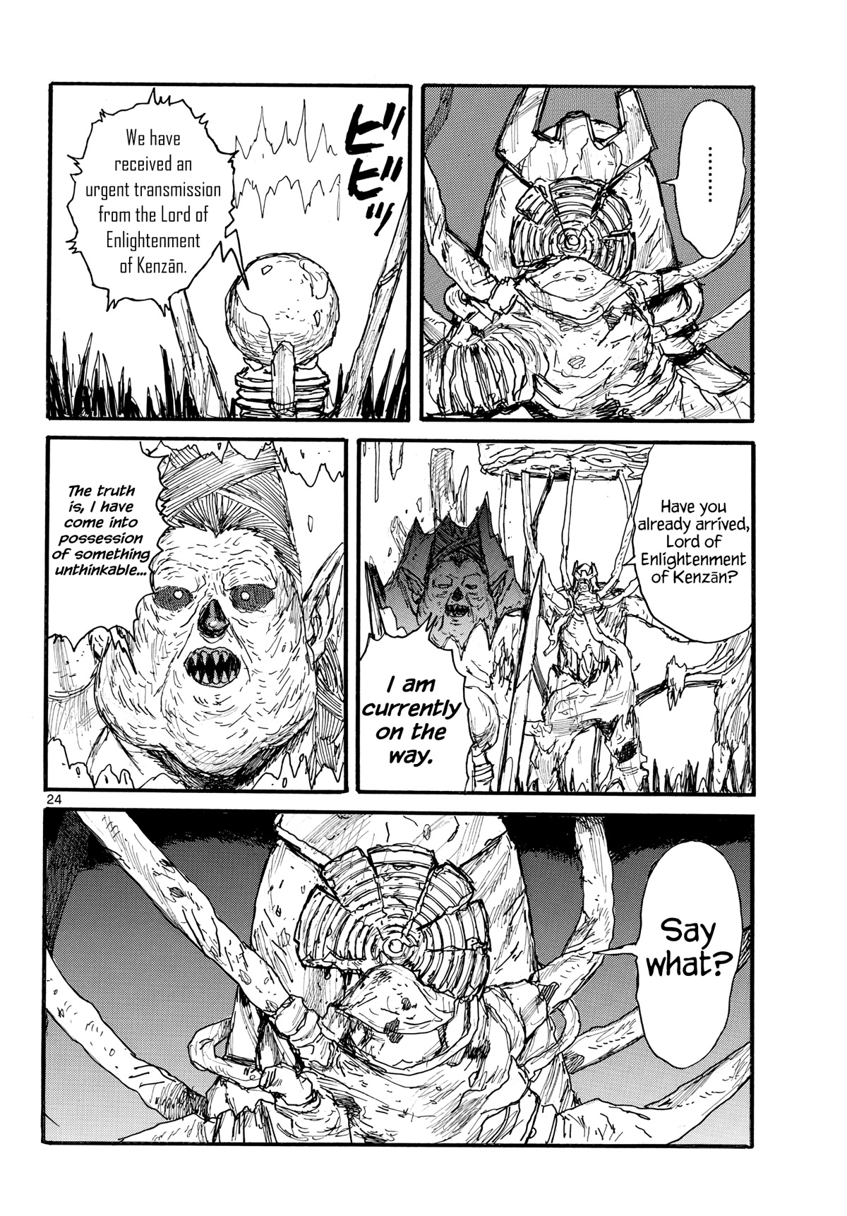 Dai Dark Chapter 32 page 24 - Chapter 32: Triangular Prism Hell
