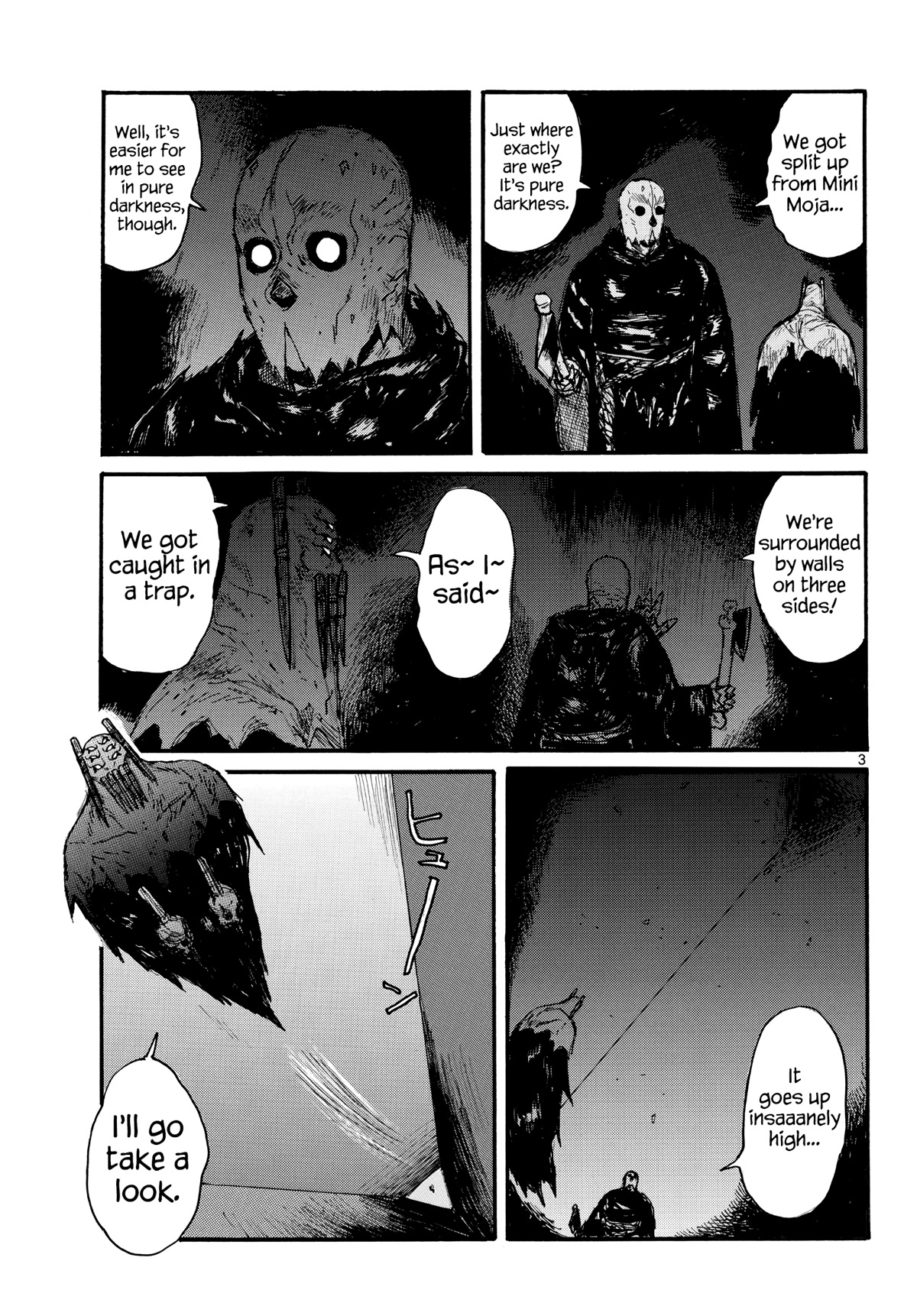 Dai Dark Chapter 32 page 3 - Chapter 32: Triangular Prism Hell