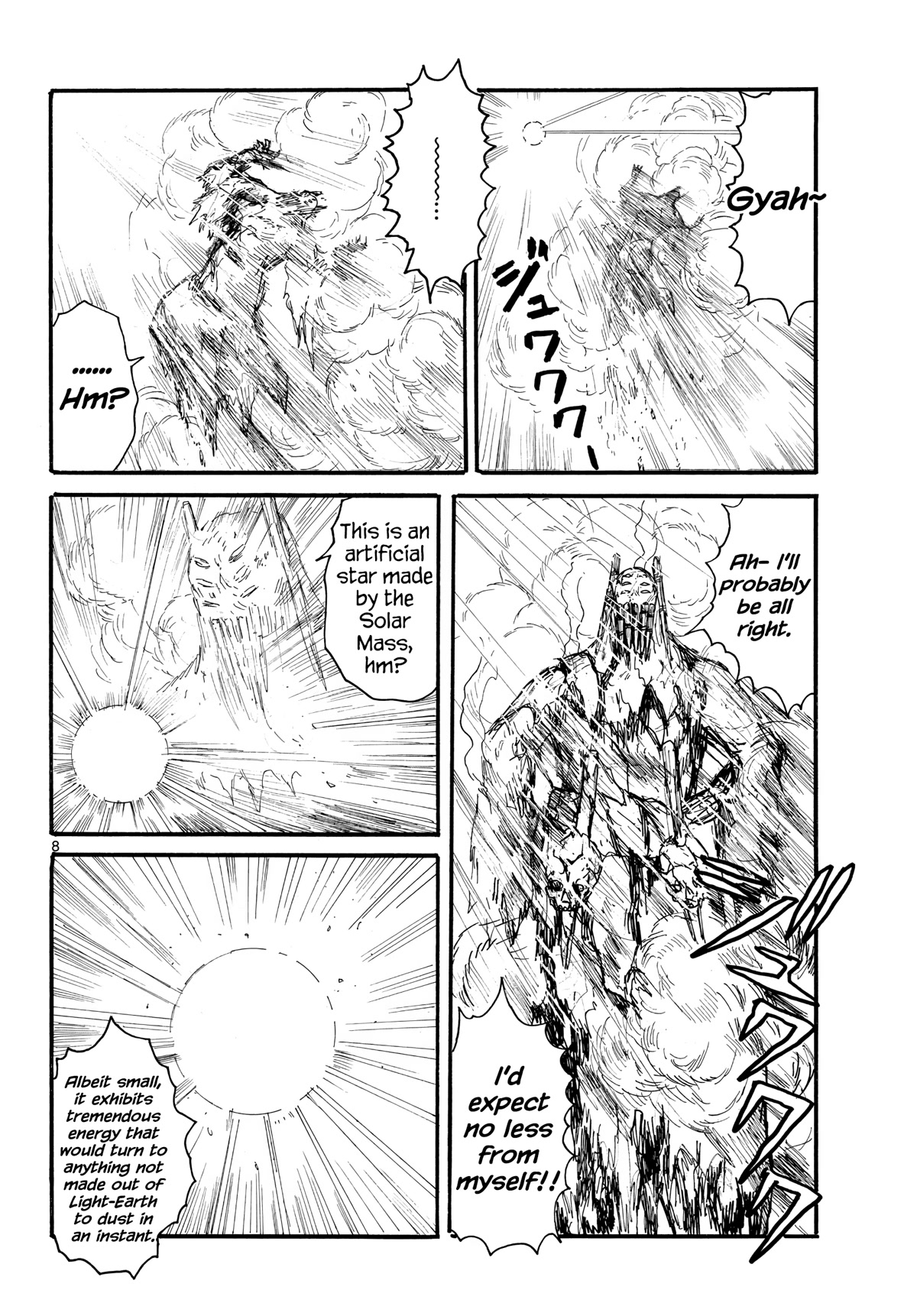 Dai Dark Chapter 32 page 8 - Chapter 32: Triangular Prism Hell