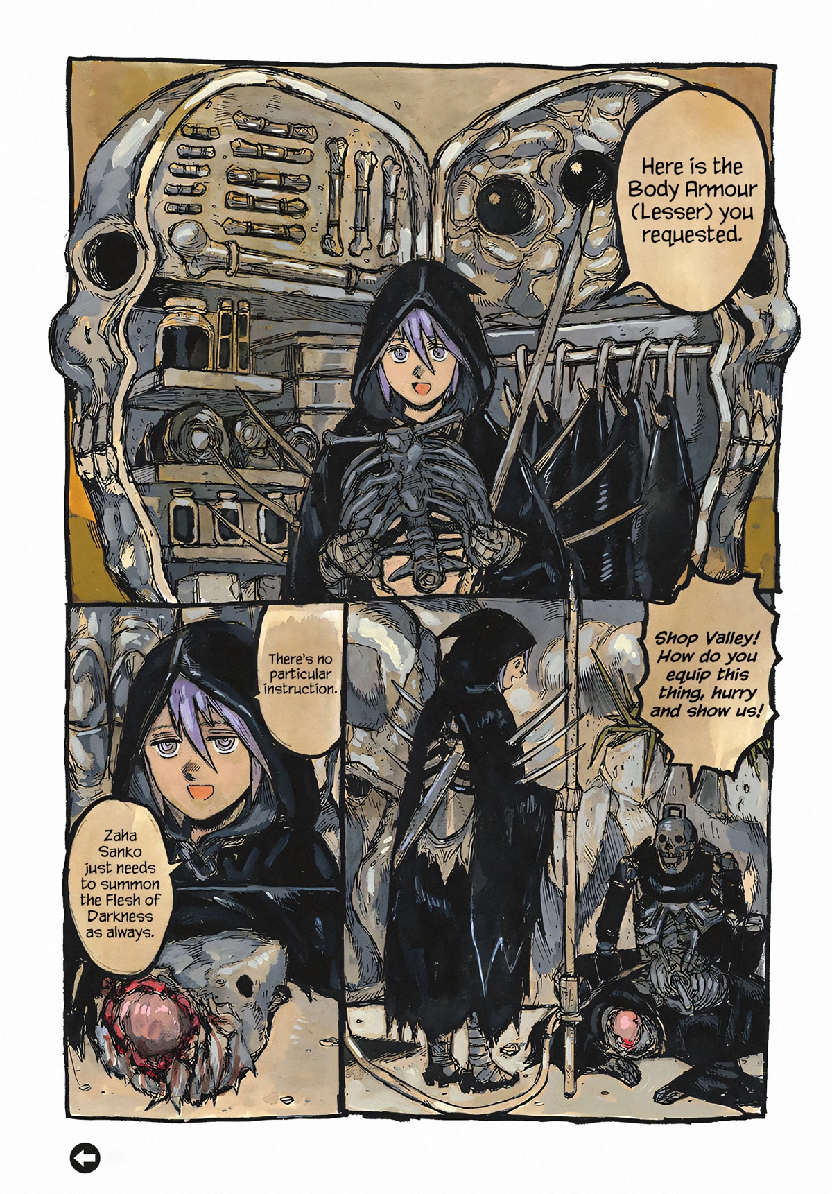 Dai Dark Chapter 38 page 3 - Chapter 38: Dark, Light, Grey Zone