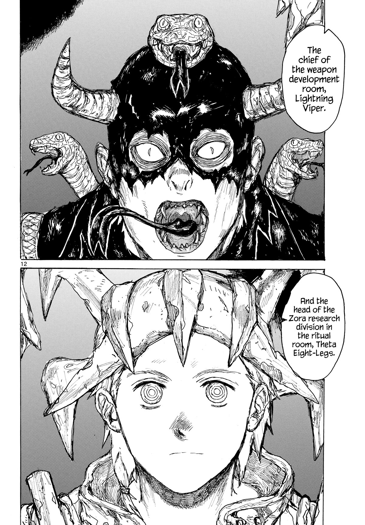 Dai Dark Chapter 43 page 12 - Chapter 43: Snake Work