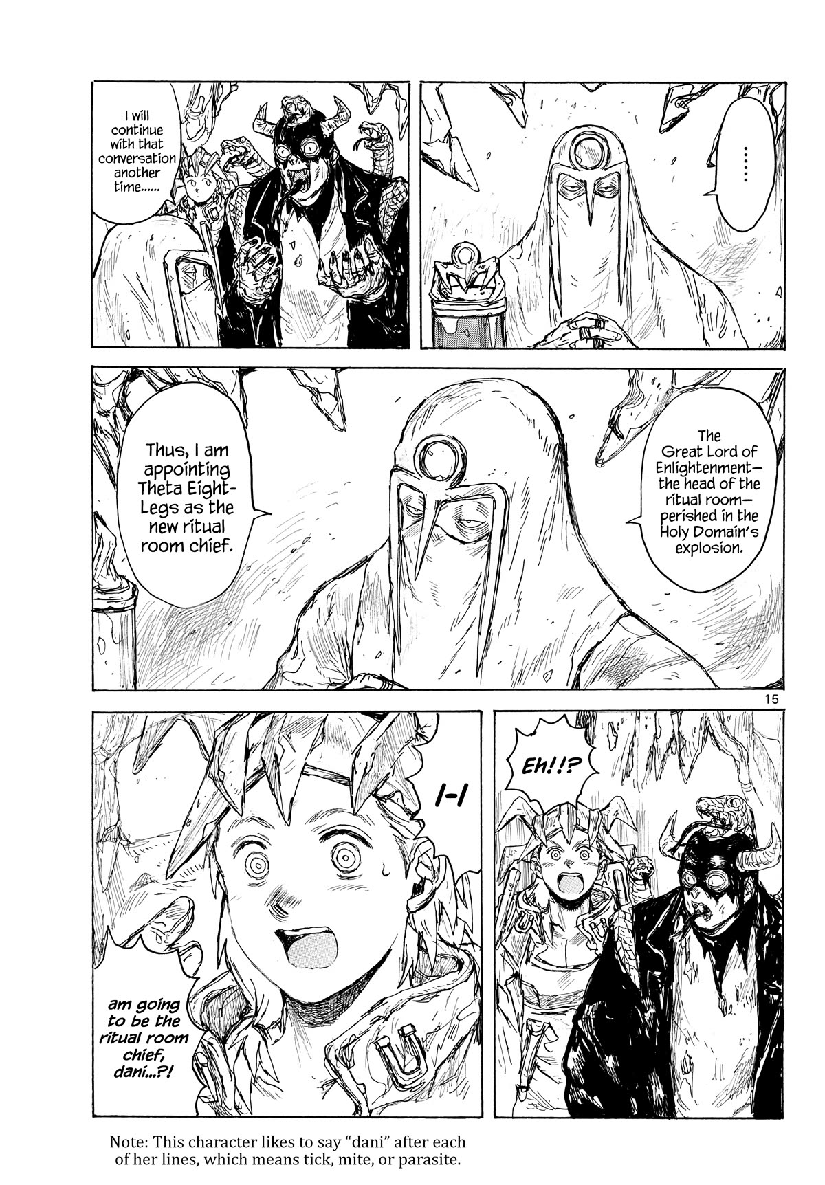 Dai Dark Chapter 43 page 15 - Chapter 43: Snake Work