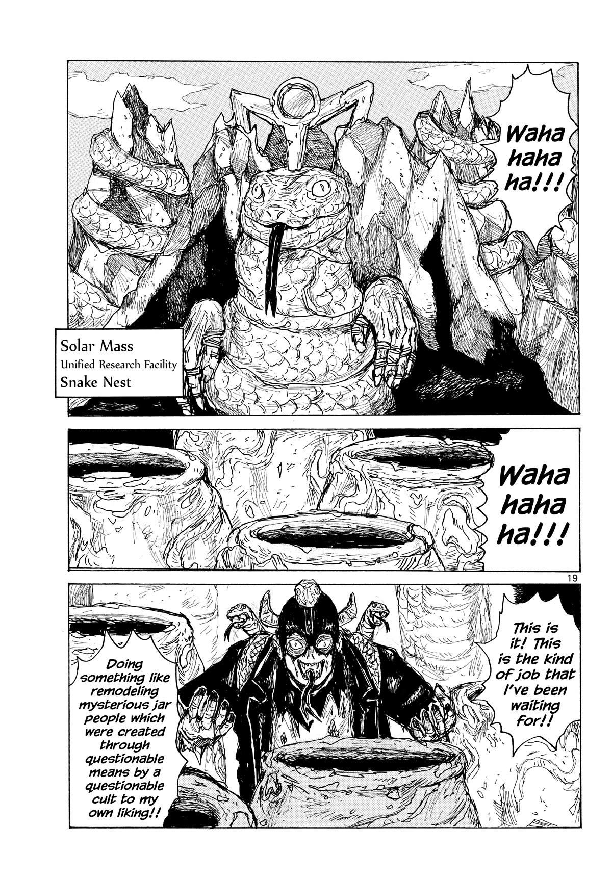 Dai Dark Chapter 43 page 19 - Chapter 43: Snake Work