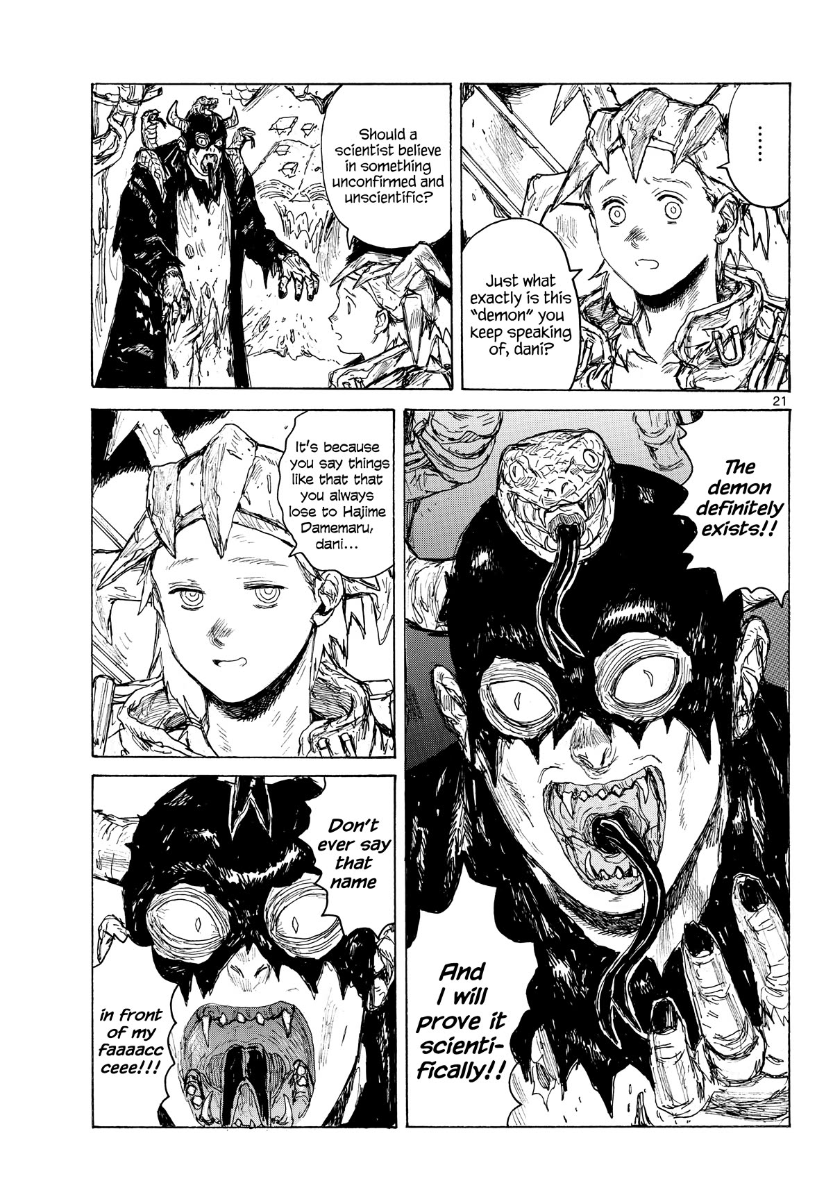 Dai Dark Chapter 43 page 21 - Chapter 43: Snake Work