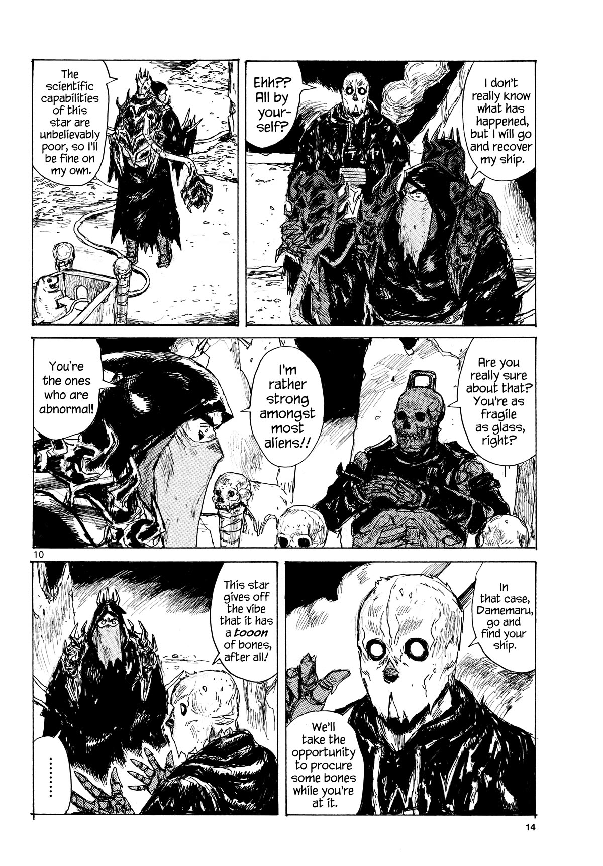 Dai Dark Chapter 44 page 10 - Chapter 44: This is the Damema-Room