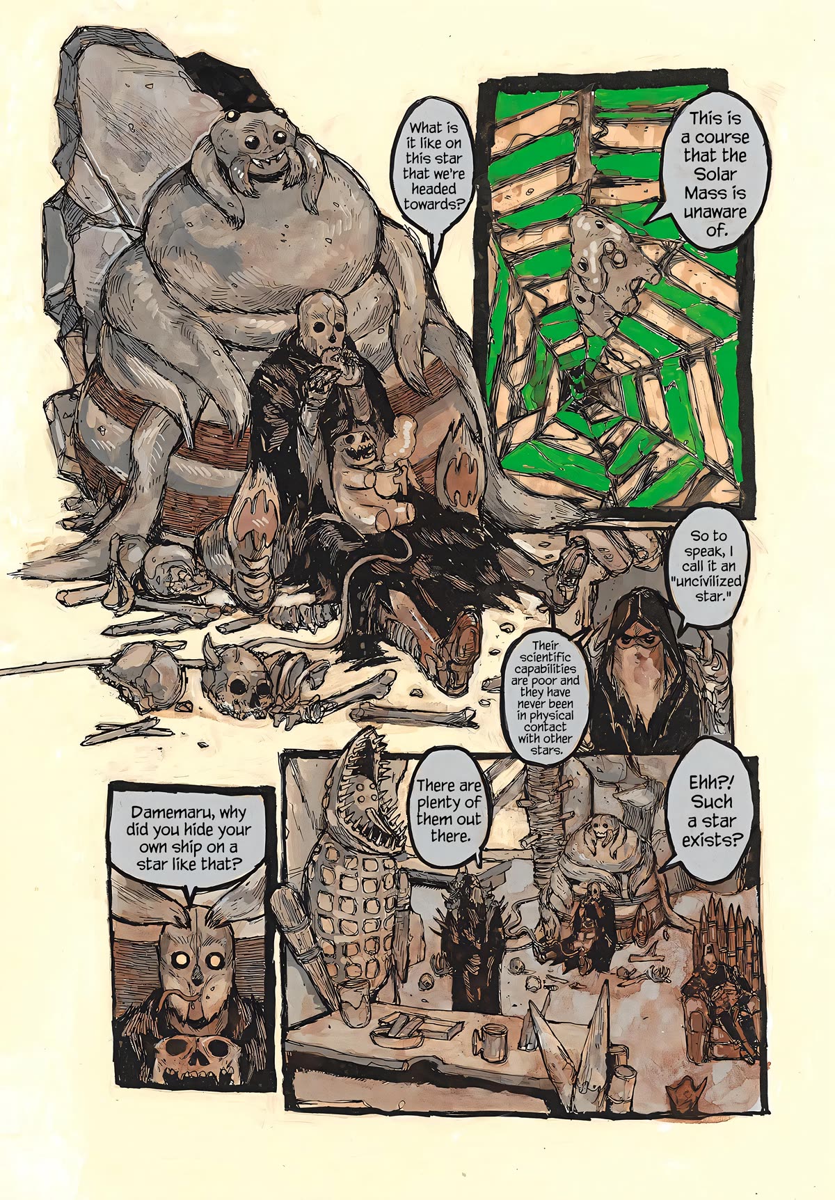 Dai Dark Chapter 44 page 3 - Chapter 44: This is the Damema-Room