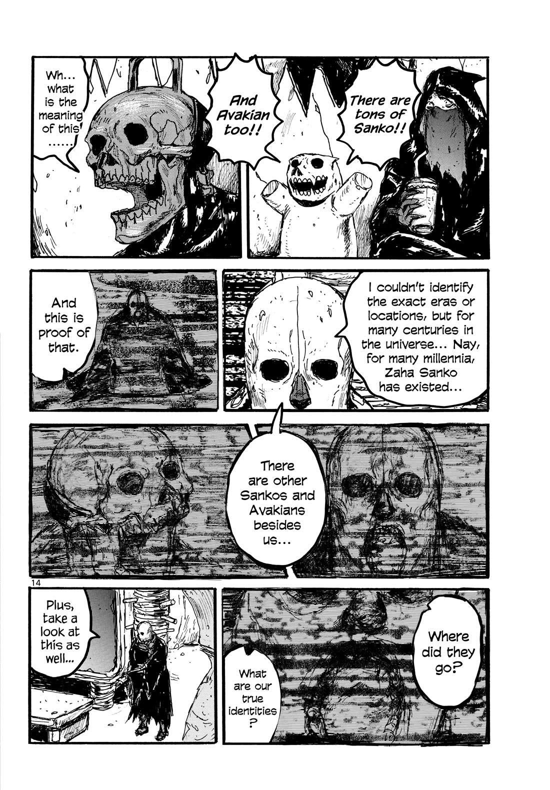 Dai Dark Chapter 53 page 14 - Chapter 53: Tons of Sanko
