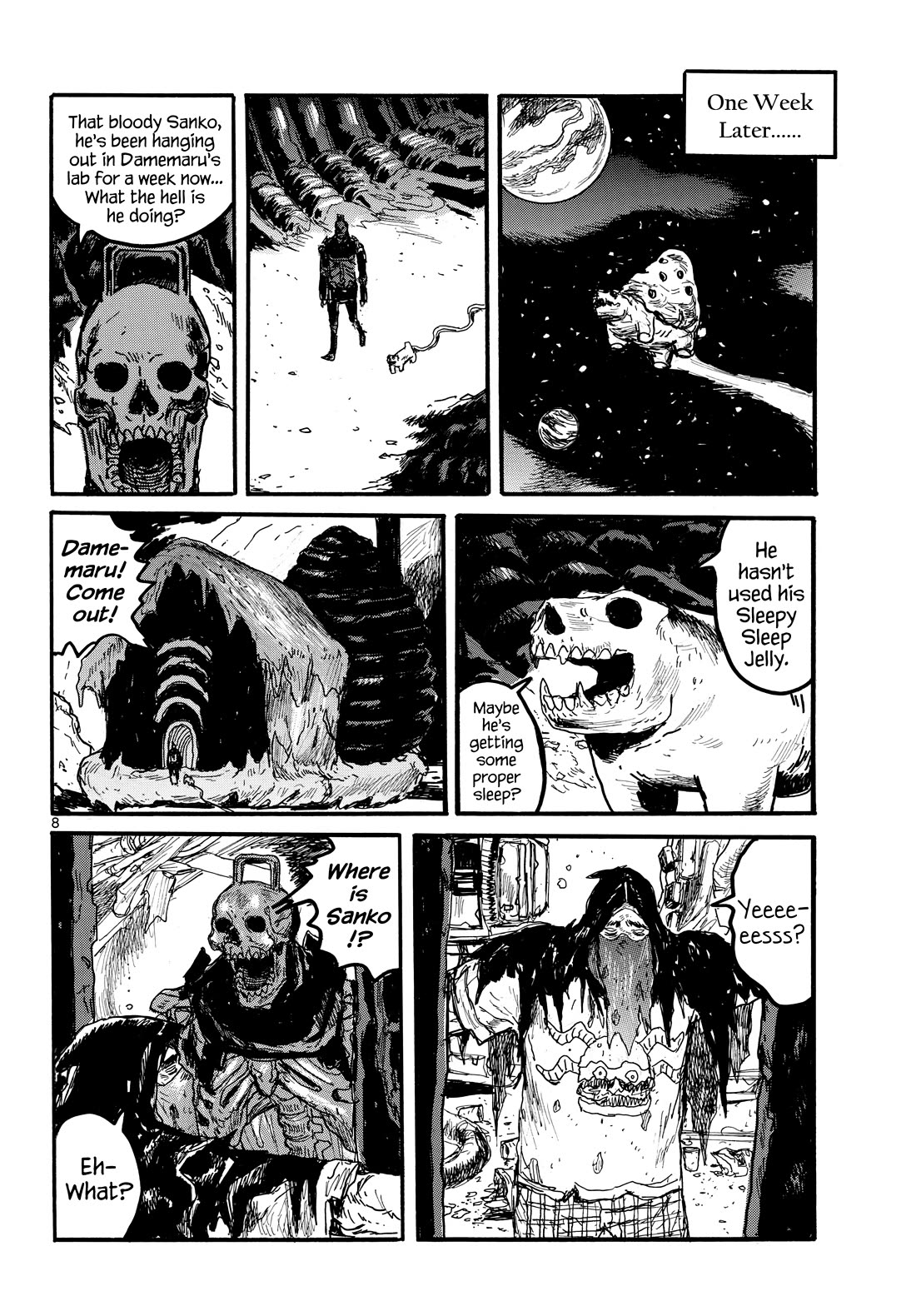 Dai Dark Chapter 53 page 8 - Chapter 53: Tons of Sanko
