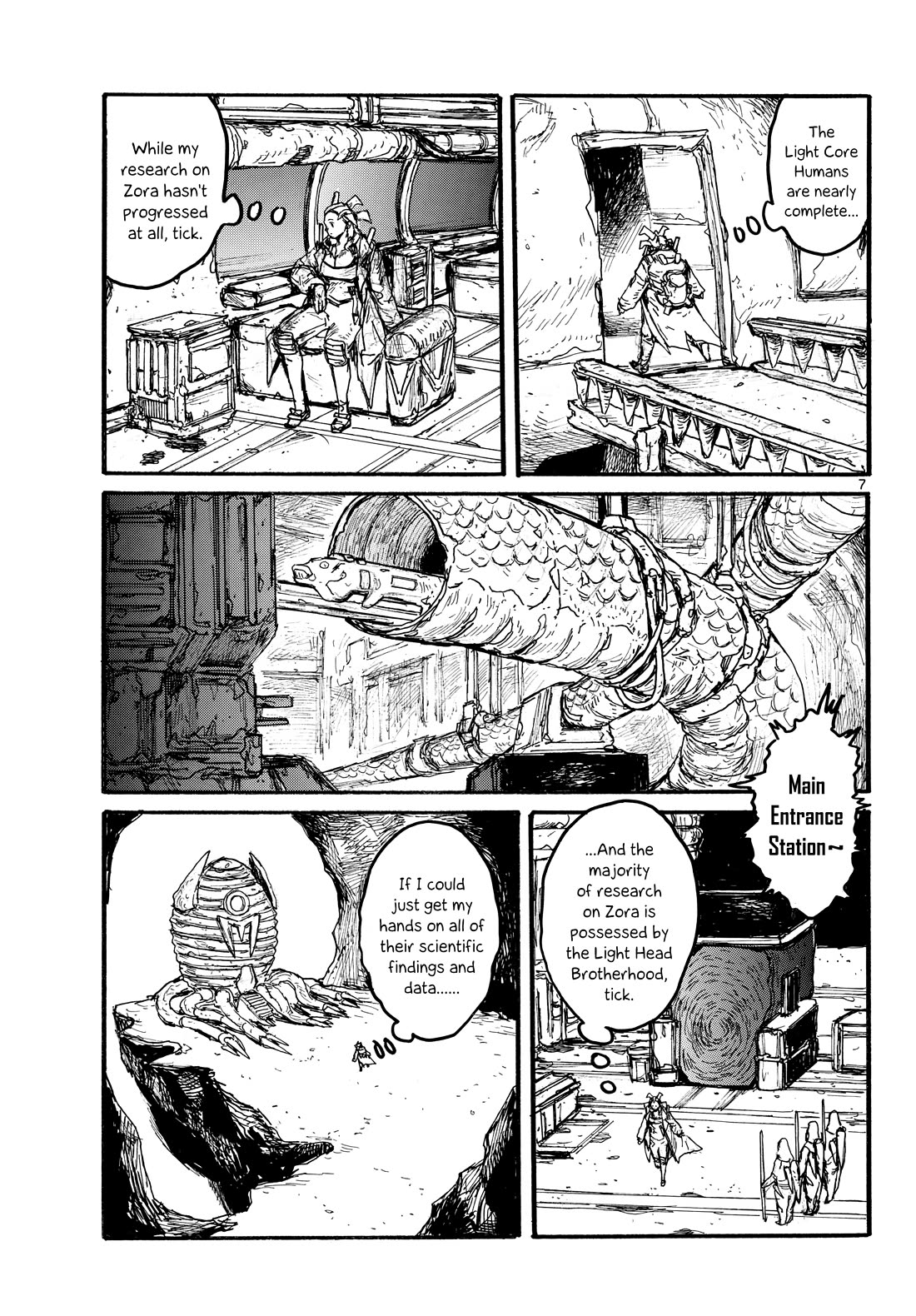 Dai Dark Chapter 54 page 7 - Chapter 54: Evil Evil Restive Horse Girl