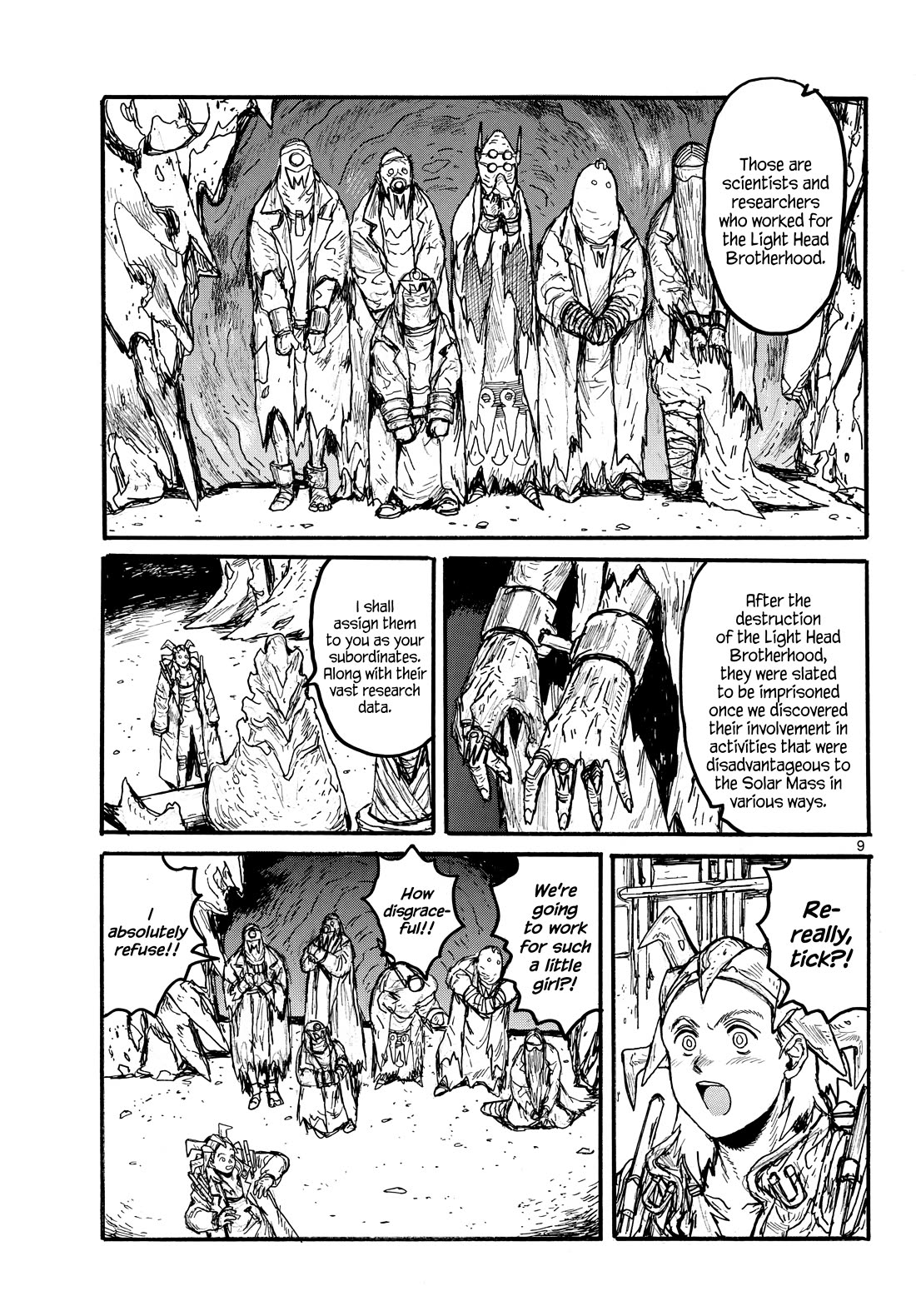 Dai Dark Chapter 54 page 9 - Chapter 54: Evil Evil Restive Horse Girl