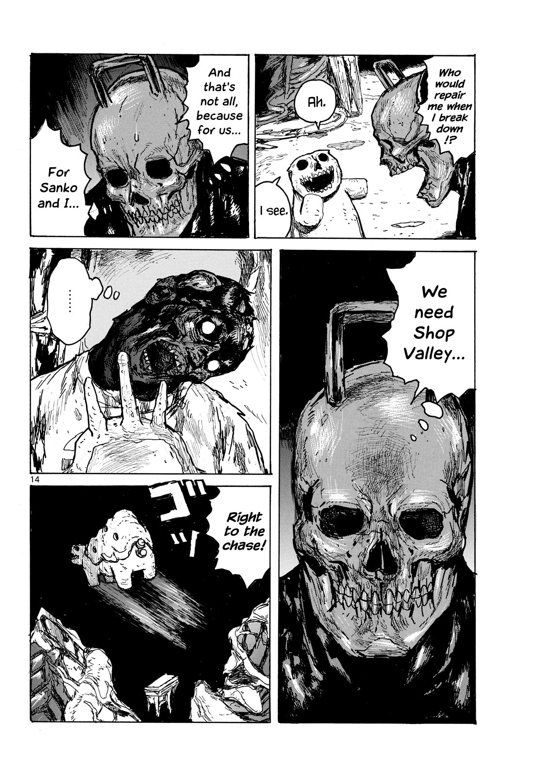 Dai Dark Chapter 60 page 14 - Chapter 60: Exciting Throwback