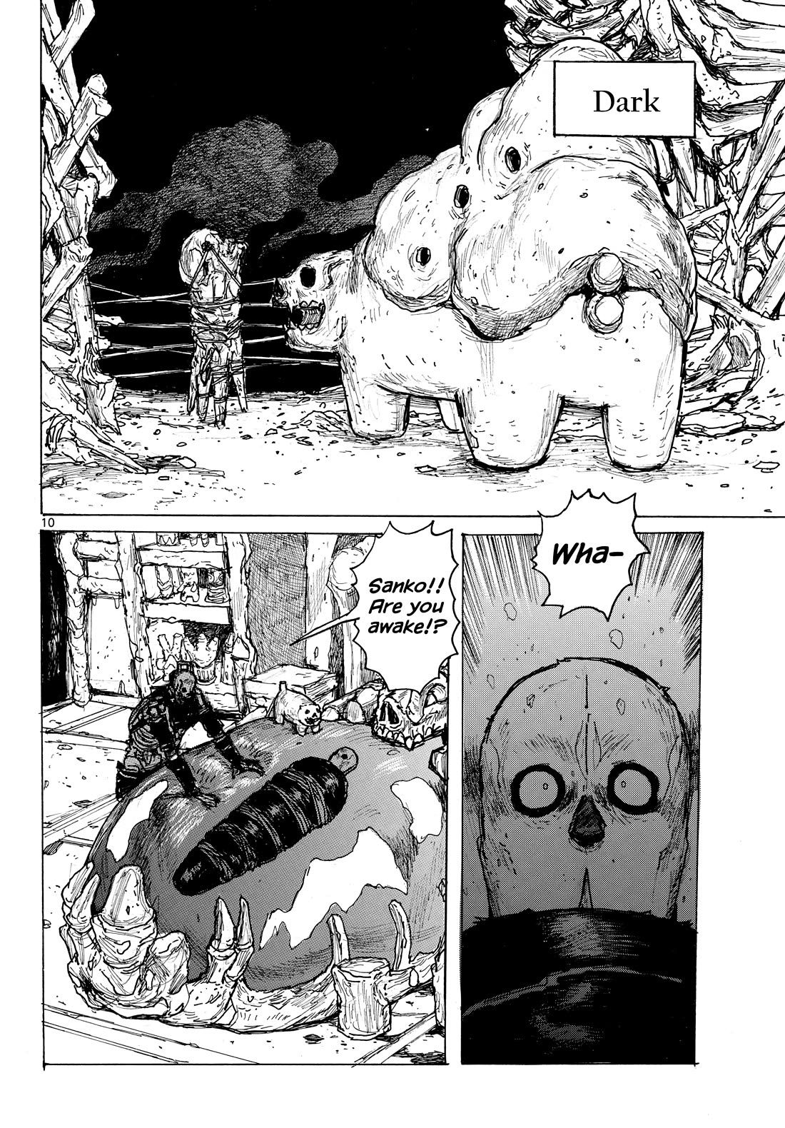 Dai Dark Chapter 64 page 10 - Chapter 64: The Triangle at the Furthest Reaches, Come Back Again Shimada.
